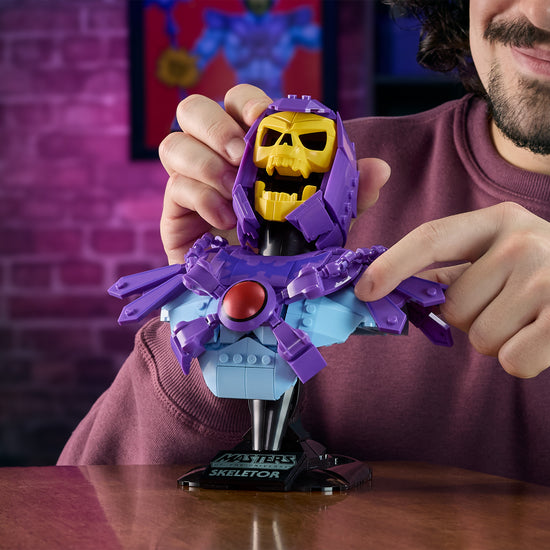 Mattel Brick Shop x Masters of the Universe Buildable Skeletor Bust