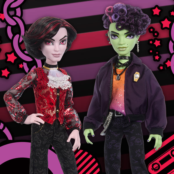 Image for Monster High Kieran Valentine and Spelldon Cauldronello Dolls 2-Pack Product