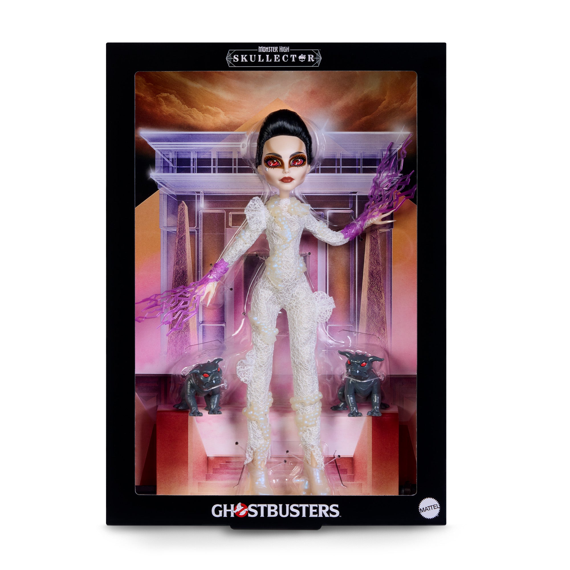 Monster High Skullector Ghostbusters Gozer Doll With Terror Dogs