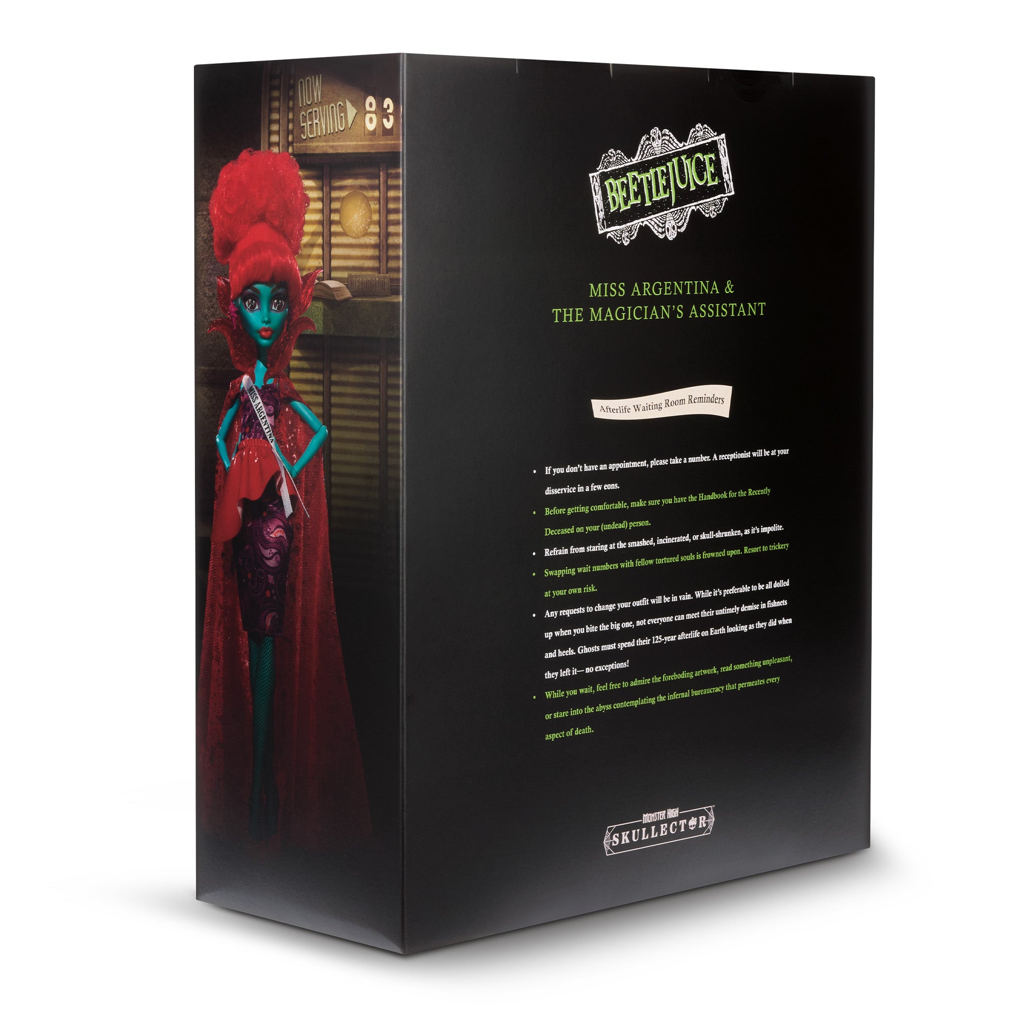 Monster High Skullector Beetlejuice Afterlife Waiting Room 2-Pack