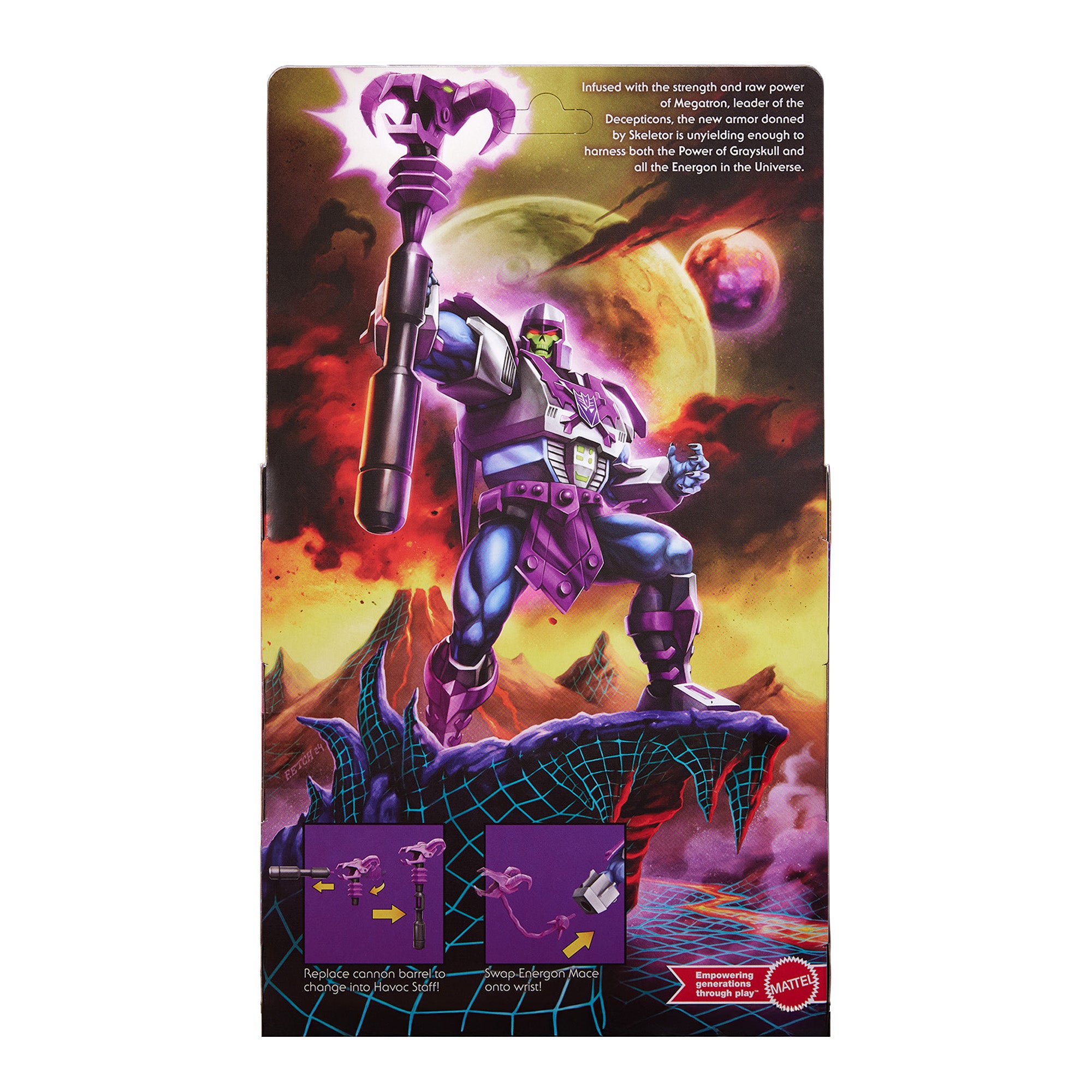 Masters of the Universe x Transformers Megatron Armor Skeletor Action Figure