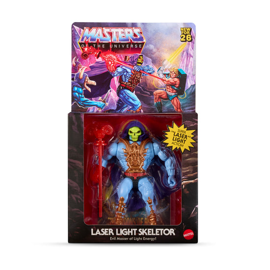 Bundle: Masters of the Universe Origins Deluxe He-Man & Skeletor Good vs. Evil Laser