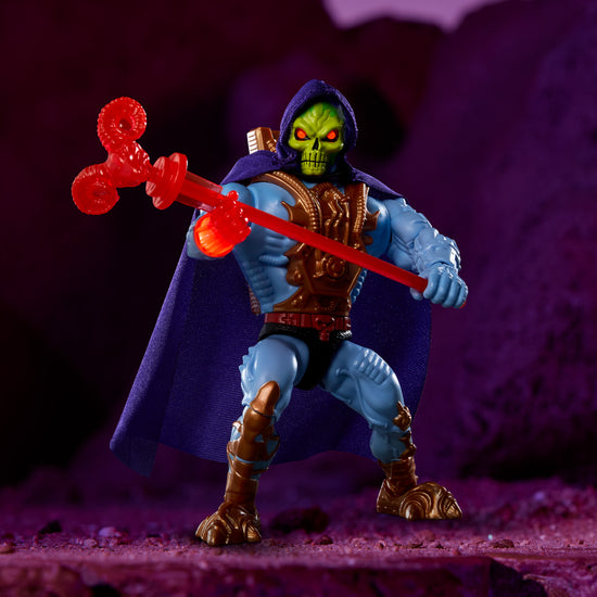 Masters of the Universe Origins Deluxe Laser Light Skeletor