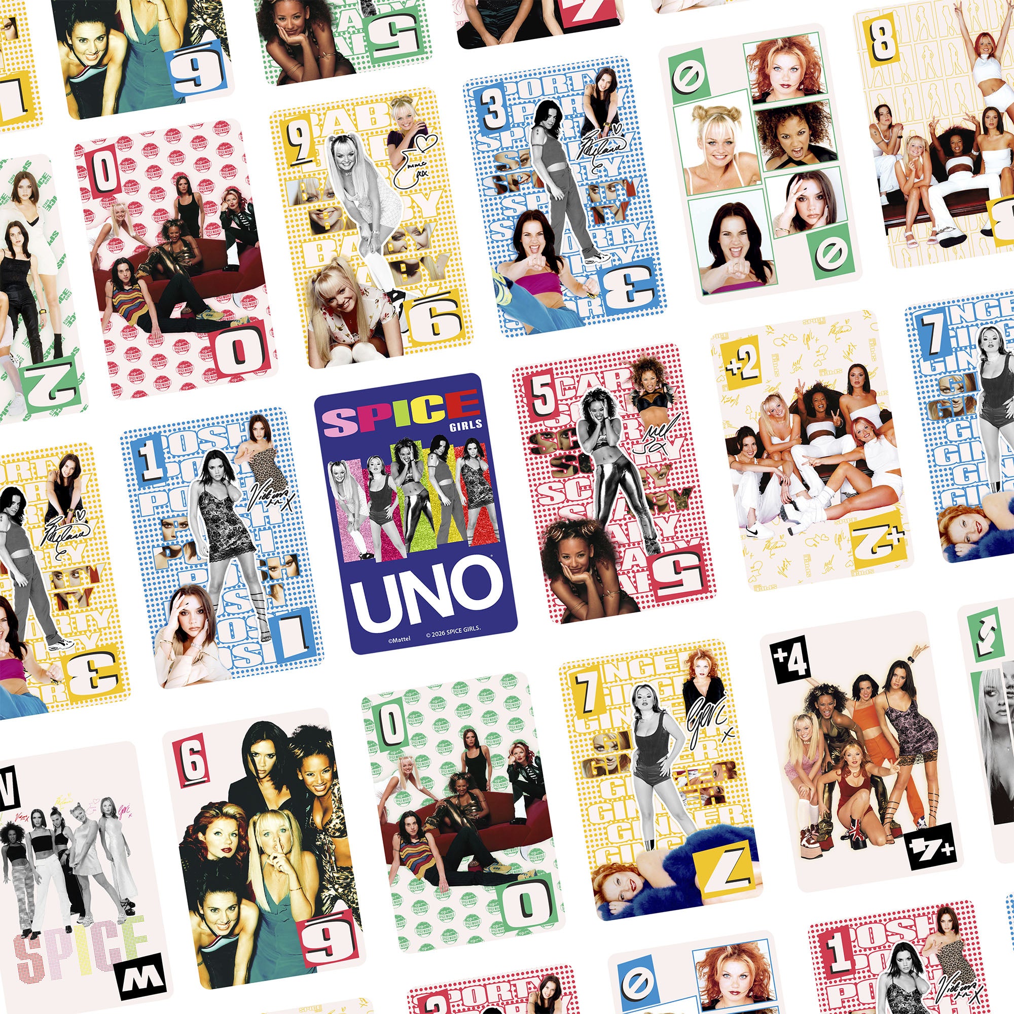 UNO Canvas Spice Girls Deck