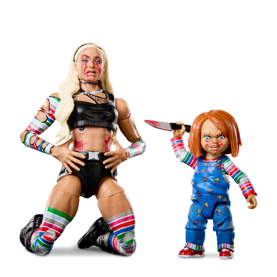 WWE Elite Collection Liv Morgan & Chucky Action Figure 2-Pack