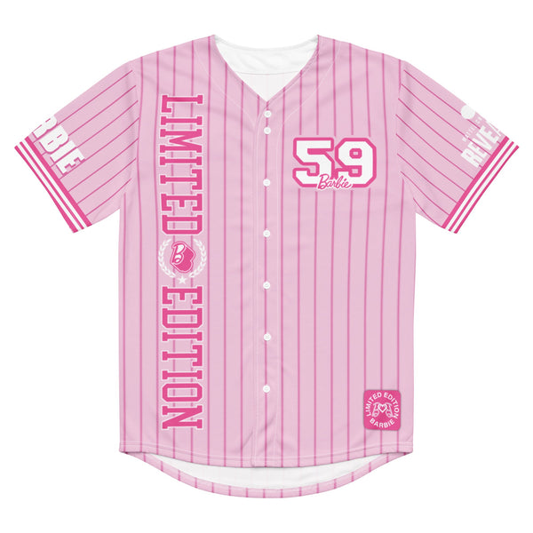 Image for Barbie Pink Striped Baseball Jersey Product
