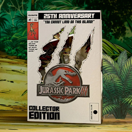 Jurassic World Hammond Collection 25th Anniversary Comic-Style Velociraptor