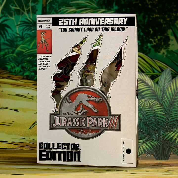 Jurassic World Hammond Collection 25th Anniversary Comic-Style Velociraptor