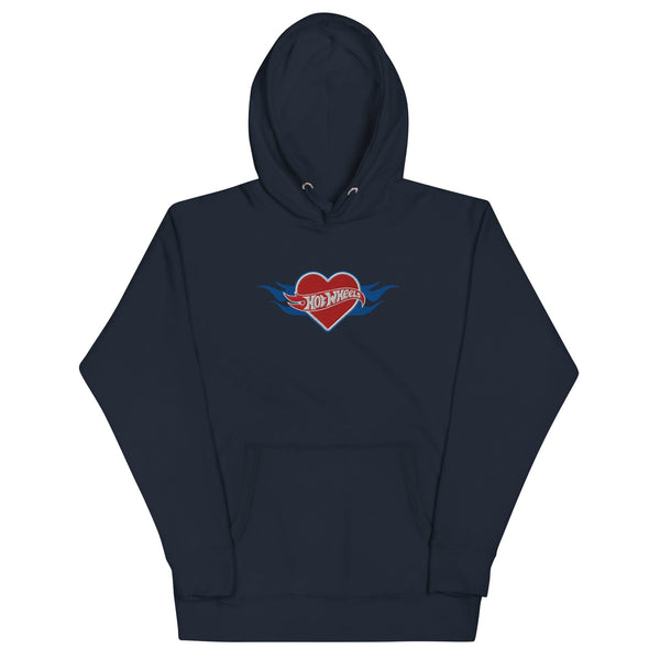 Image for Hot Wheels Heart with Flame Hoodie Product