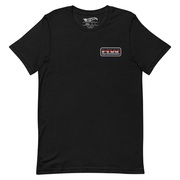 Image for Hot Wheels High Performance Racing Embroidered Black T-Shirt Product