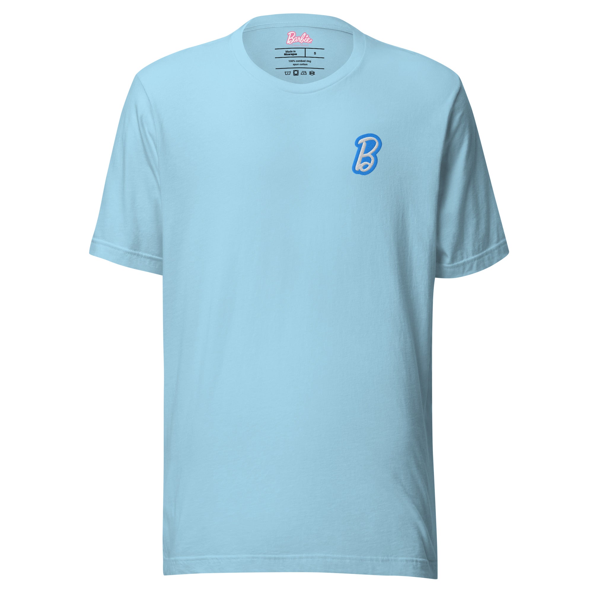Barbie Enjoy the Ride Embroidered Cutie Blue T-Shirt