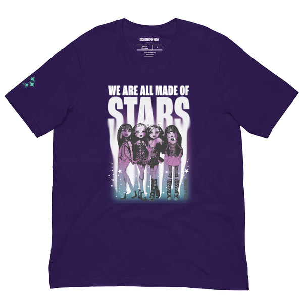 Image for Monster High Made of Stars Purple T-Shirt Product