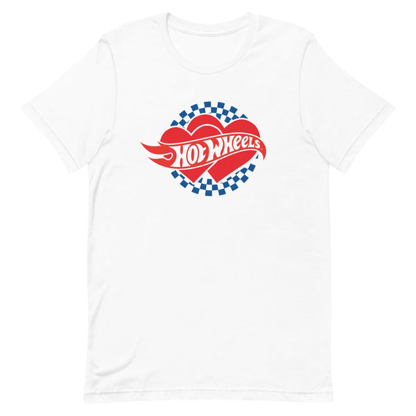 Image for Hot Wheels Checkered Hearts T-Shirt Product